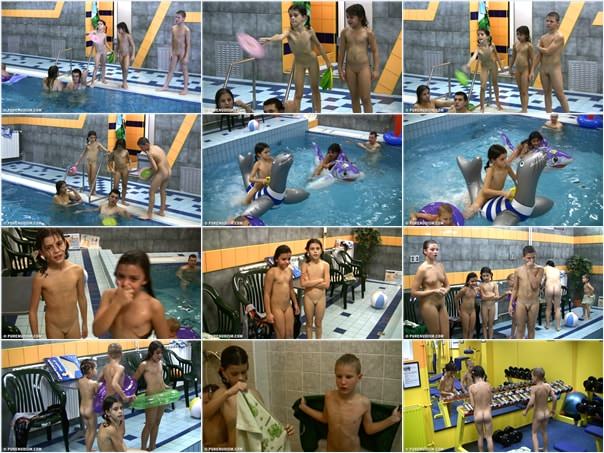 プールビデオでヌーディストの裸の人々を | Naturists naked people in the pool video [European naturism]